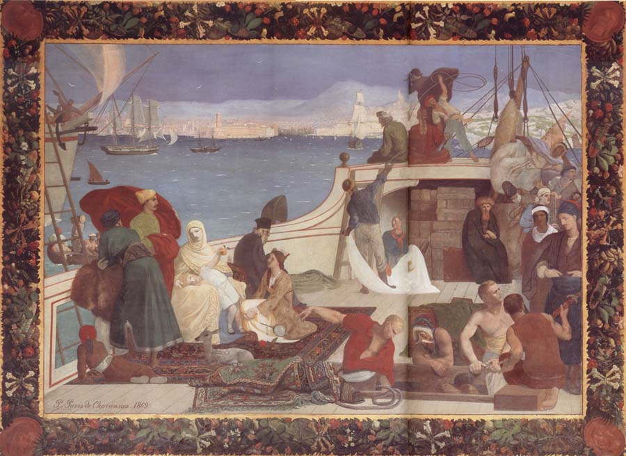 Pierre Puvis de Chavannes Marseilles,Gateway to the Orient